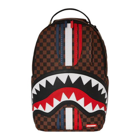MOCHILA MARRÓN MACHINE FRANCAISE SPRAYGROUND